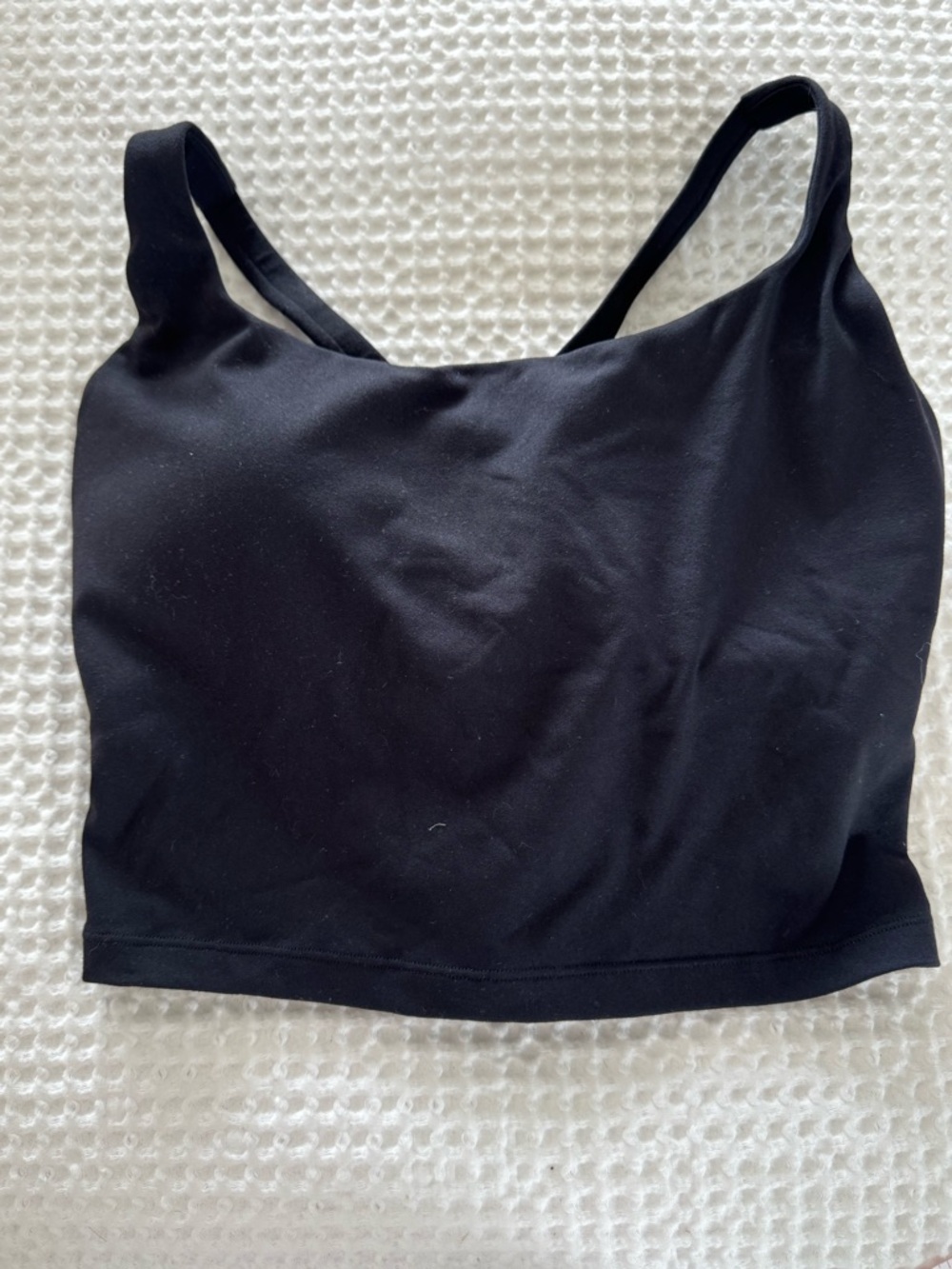 HALARA Black Cropped Tank Top